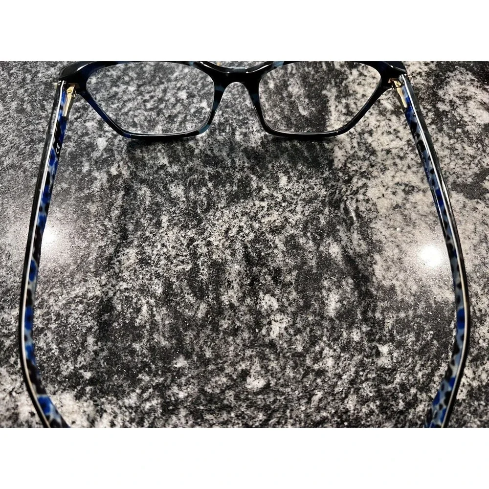 Kate Spade frames black blue tortoise floral So Happy to See You XP8 140